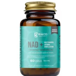 NAD + QUERCETINA Y RESVERATROL 60 CAP X 500 MG